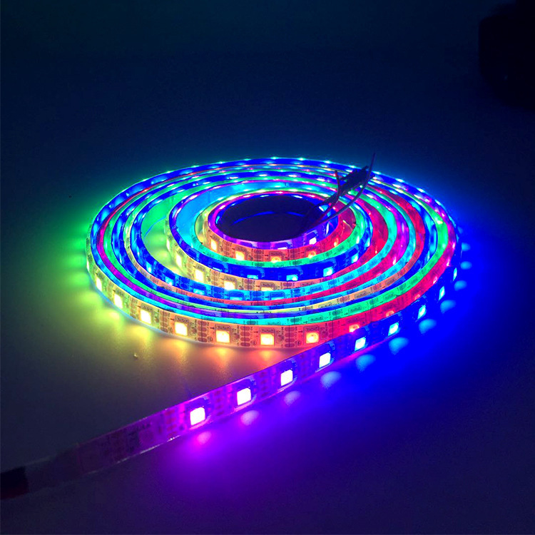 DC12V RT1809 300LEDs(Similar to WS2815) Individually Addressable Breakpoint Continue 5050 RGB Flexible LED Digital Strip Light